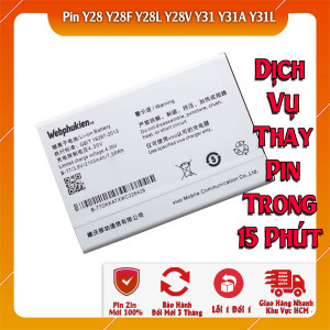 Pin Webphukien cho Vivo Y28 Y28F Y28L Y28V Y31 Y31A Y31L  Việt Nam B-77 - 2100mAh 